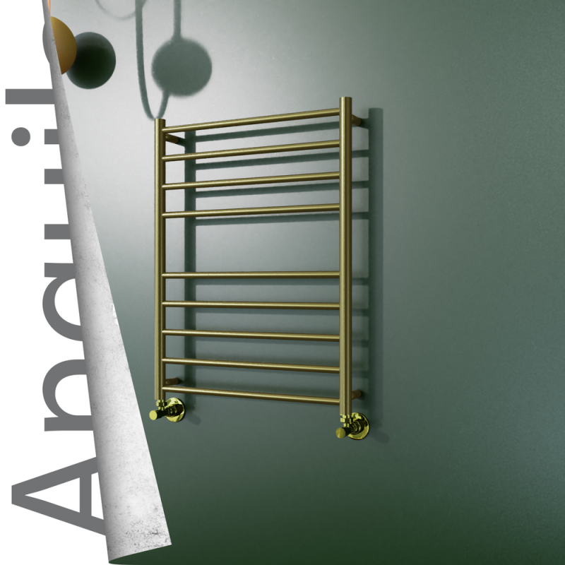 ANGUILA Paslanmaz Çelik Havlupan 600x790 Satine Altın - 1ANG06000790K2SS