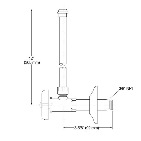 Kohler Ara Musluk ve Boru Brass 2'li - 10KOH7605-P-PB0