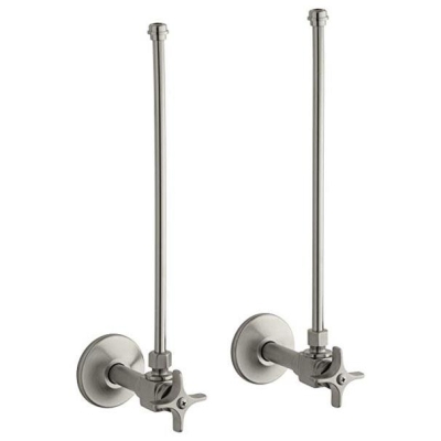 KOHLER - Kohler Ara Musluk ve Boru Fırçalanmış Nikel 2'li