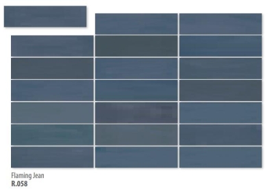 Arcana Duvar Seramiği Flaming Jean 8 x 31,5 cm (1)
