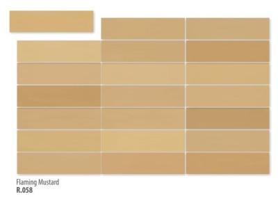 Arcana Duvar Seramiği Flaming Mustard 8 x 31,5 cm (1)