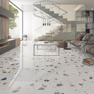 Arcana Yer Duvar Karosu Terrazzo Stracciatella Nacar Parlak 79,3 x 79,3 cm cm (1)