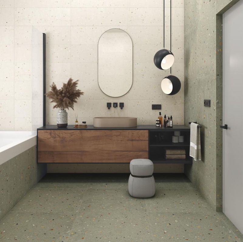 Arcana Yer Seramiği Croccante -R Menta 80 x 80 cm - 10ARCA20258L66F64