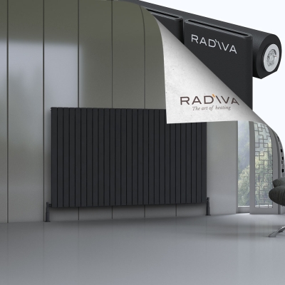 Radiva - Arno Alüminyum Radyatör 1200x2068 Siyah