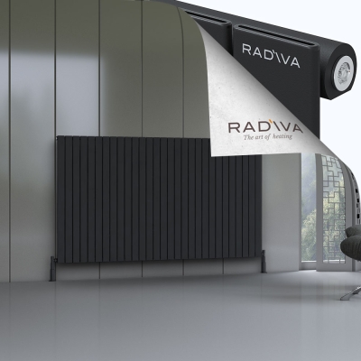 Radiva - Arno Alüminyum Radyatör 1200x2142 Siyah (1)
