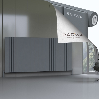 Radiva - Arno Alüminyum Radyatör 1200x2512 Antrasit