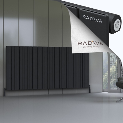 Radiva - Arno Alüminyum Radyatör 1200x2512 Siyah (1)