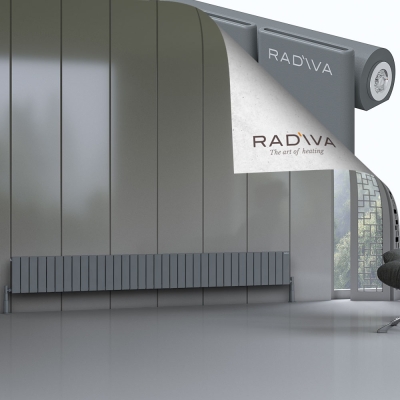 Radiva - Arno Alüminyum Radyatör 300x2586 Antrasit