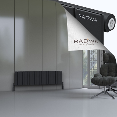 Radiva - Arno Alüminyum Radyatör 400x1476 Siyah (1)