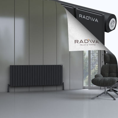 Radiva - Arno Alüminyum Radyatör 600x1624 Siyah (1)