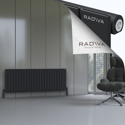 Radiva - Arno Alüminyum Radyatör 600x1772 Siyah (1)