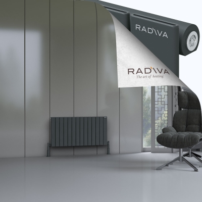 Radiva - Arno Alüminyum Radyatör 500x1032 Koyu Antrasit (1)