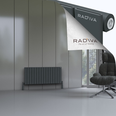 Radiva - Arno Alüminyum Radyatör 500x1180 Koyu Antrasit