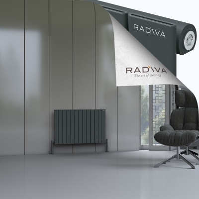 Radiva - Arno Alüminyum Radyatör 600x958 Koyu Antrasit (1)