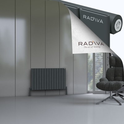 Radiva - Arno Alüminyum Radyatör 600x1032 Koyu Antrasit