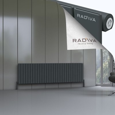 Radiva - Arno Alüminyum Radyatör 600x2142 Koyu Antrasit (1)