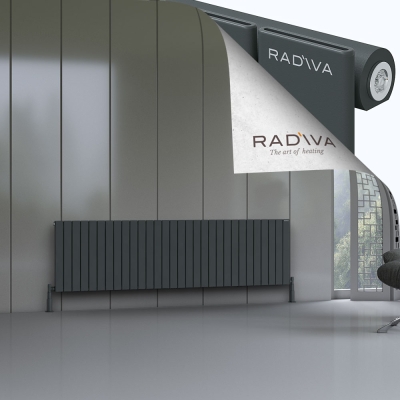 Radiva - Arno Alüminyum Radyatör 600x2216 Koyu Antrasit