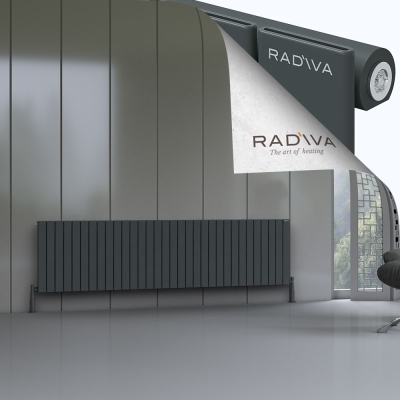 Radiva - Arno Alüminyum Radyatör 600x2364 Koyu Antrasit