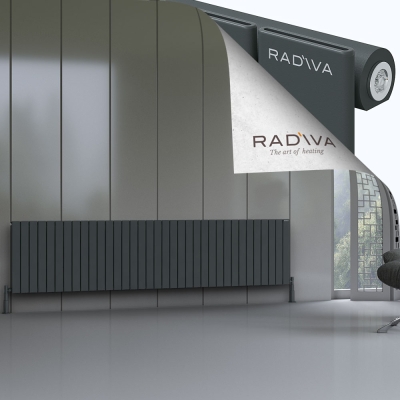 Radiva - Arno Alüminyum Radyatör 600x2586 Koyu Antrasit (1)