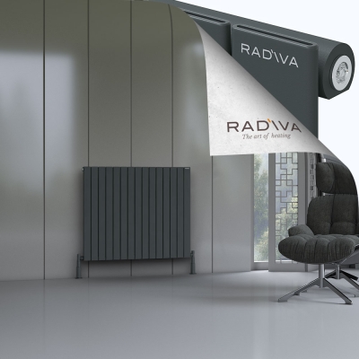 Radiva - Arno Alüminyum Radyatör 900x1106 Koyu Antrasit (1)