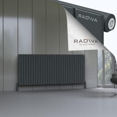 Radiva - Arno Alüminyum Radyatör 900x2142 Koyu Antrasit