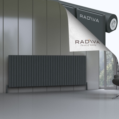 Radiva - Arno Alüminyum Radyatör 900x2438 Koyu Antrasit