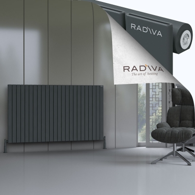 Radiva - Arno Alüminyum Radyatör 1000x1772 Koyu Antrasit