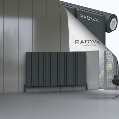 Radiva - Arno Alüminyum Radyatör 1000x1920 Koyu Antrasit
