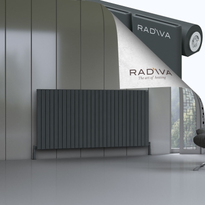 Radiva - Arno Alüminyum Radyatör 1000x2068 Koyu Antrasit