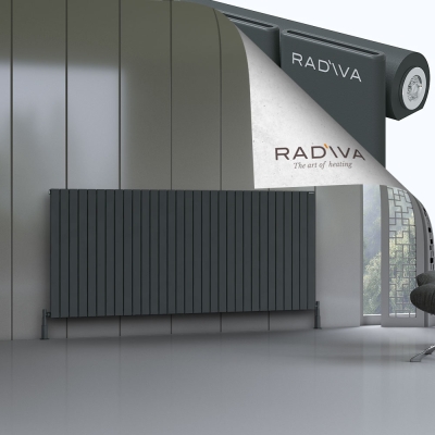 Radiva - Arno Alüminyum Radyatör 1000x2290 Koyu Antrasit