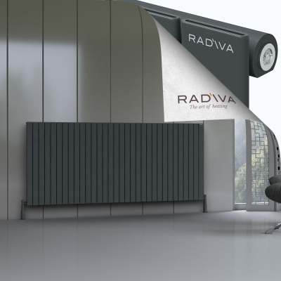 Radiva - Arno Alüminyum Radyatör 1000x2364 Koyu Antrasit - 300