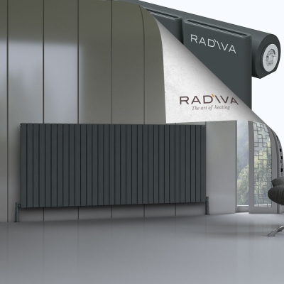 Radiva - Arno Alüminyum Radyatör 1000x2438 Koyu Antrasit (1)