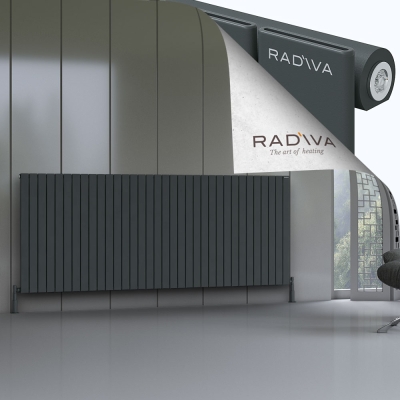 Radiva - Arno Alüminyum Radyatör 1000x2512 Koyu Antrasit (1)