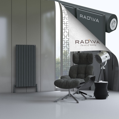 Radiva - Arno Alüminyum Radyatör 1200x588 Koyu Antrasit