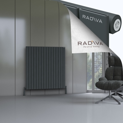 Radiva - Arno Alüminyum Radyatör 1200x1180 Koyu Antrasit (1)