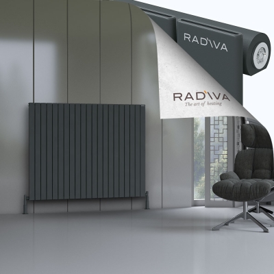 Radiva - Arno Alüminyum Radyatör 1200x1550 Koyu Antrasit (1)