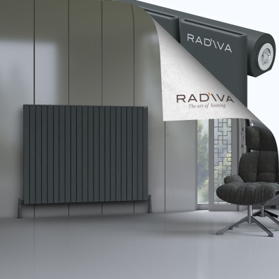 Radiva - Arno Alüminyum Radyatör 1200x1624 Koyu Antrasit