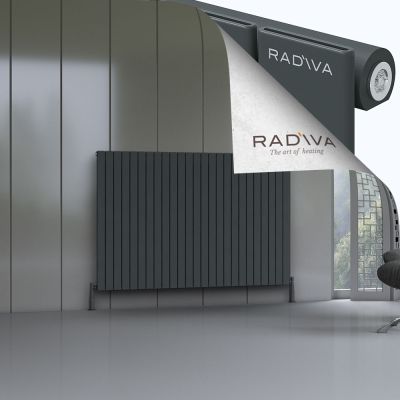 Radiva - Arno Alüminyum Radyatör 1200x1846 Koyu Antrasit (1)