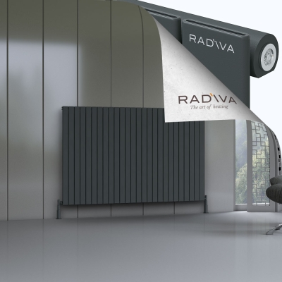 Radiva - Arno Alüminyum Radyatör 1200x1920 Koyu Antrasit