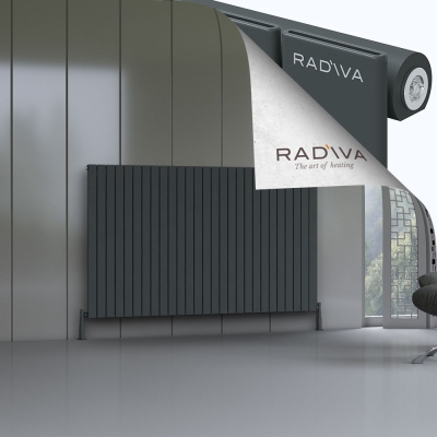 Radiva - Arno Alüminyum Radyatör 1200x1994 Koyu Antrasit