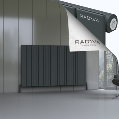 Radiva - Arno Alüminyum Radyatör 1200x2068 Koyu Antrasit (1)