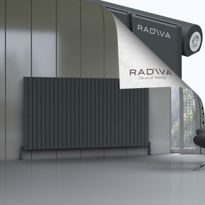 Radiva - Arno Alüminyum Radyatör 1200x2290 Koyu Antrasit (1)