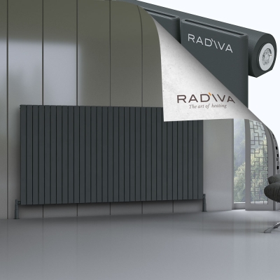 Radiva - Arno Alüminyum Radyatör 1200x2438 Koyu Antrasit