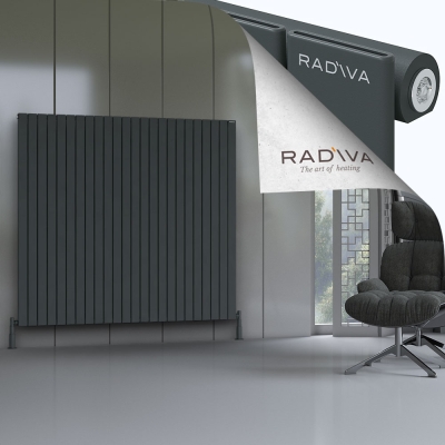 Radiva - Arno Alüminyum Radyatör 1600x1772 Koyu Antrasit (1)
