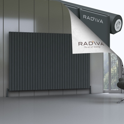 Radiva - Arno Alüminyum Radyatör 1600x2438 Koyu Antrasit