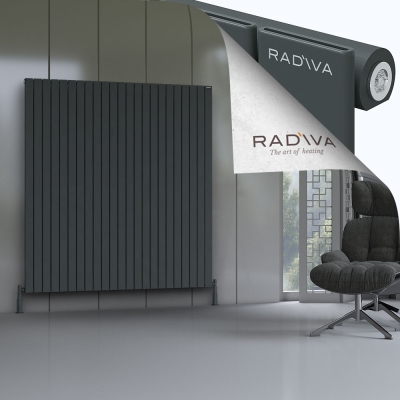 Radiva - Arno Alüminyum Radyatör 1800x1698 Koyu Antrasit