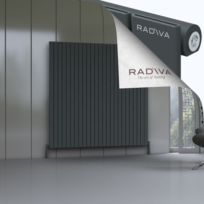 Radiva - Arno Alüminyum Radyatör 1800x1846 Koyu Antrasit