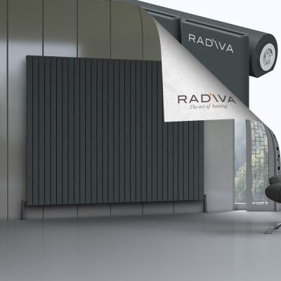 Radiva - Arno Alüminyum Radyatör 1800x2364 Koyu Antrasit