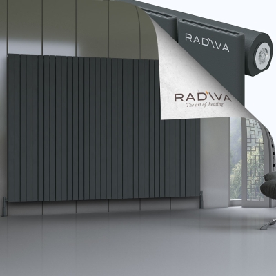 Radiva - Arno Alüminyum Radyatör 1800x2586 Koyu Antrasit - 300