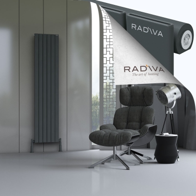 Radiva - Arno Alüminyum Radyatör 1900x440 Koyu Antrasit